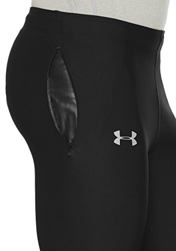 Under Armour Run True Heatgear Tight Leggings, Hombre, Negro (001), S