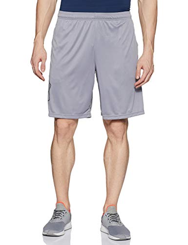 Under Armour Tech Graphic Short Pantalón Corto, Hombre, Gris (Steel/Black 035), XL