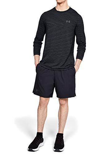 Under Armour Vanish Seamless Short Sleeve Camiseta, Hombre, Negro (Black/Graphite 001), L