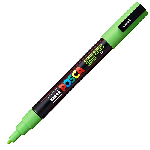 uniball Posca PC3M - Rotulador, color verde manzana