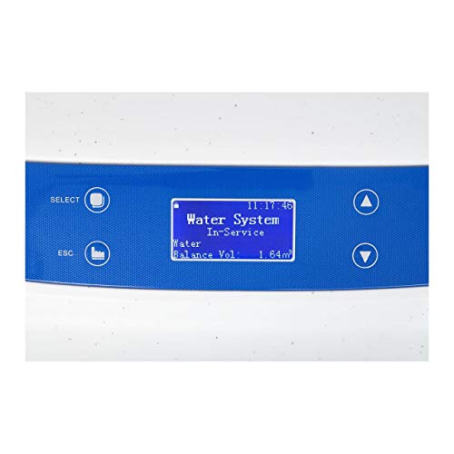 Uniprodo Descalcificador Sistema De Descalcificación UNI_WATERSOFTENER_2500A (Para 4-12 personas, 25 Litros, 1,4-2,7 m3/h)