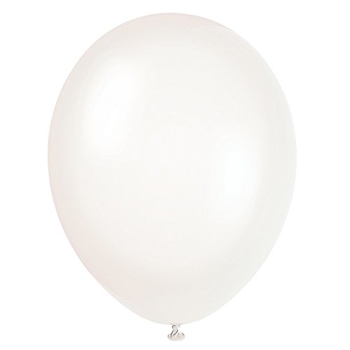 Unique Party-56841 Globos de Látex de 30 cm, color transparente, pack de 50 (56841)