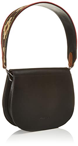 Unisa - Zforzo.etnic_nt, Shoppers y bolsos de hombro Mujer, Negro (Black), 23x18x6 cm (B x H T)