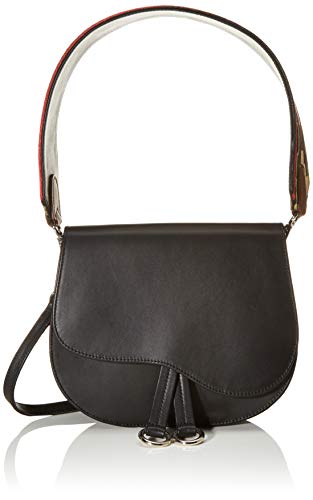 Unisa - Zforzo.etnic_nt, Shoppers y bolsos de hombro Mujer, Negro (Black), 23x18x6 cm (B x H T)