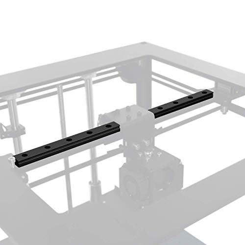 UniTak3D Riel Guía Deslizante Lineal MGN12 de 300 mm con Bloque de Carro de Acero con Cojinete MGN12H para Impresoras 3D CoryXY DIY y Máquinas CNC