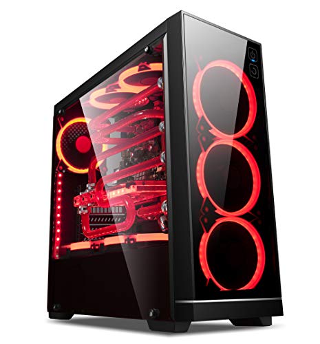 UNYKAch - Caja Gaming ATX Exagon EVO RGB Cristal Templado Tactil USB 3.0 y 2.0