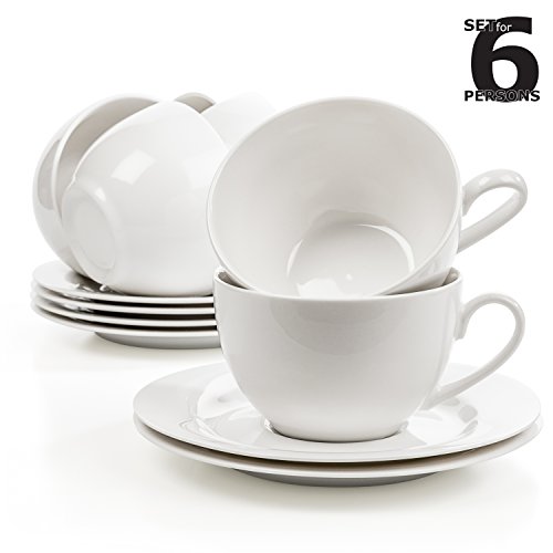Urban Lifestyle - Juego de Tazas de café y té para 6 Personas (12 Piezas), diseño de Giovanni