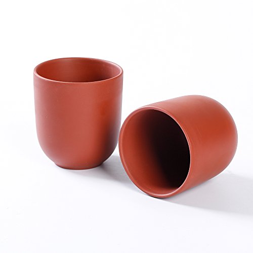 Urban Lifestyle Terry - Juego de 4 tazas de té (arcilla, té y té, terracota)