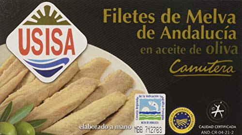 Usisa - Conserva de Pescado | Melva Canutera en Aceite de Oliva - 5 Latas x 120 g