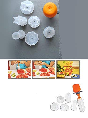 Uteruik - Moldeador de Fruta para Cortar ensaladas de Frutas, Frutas, Frutas, Frutas, Manualidades, Pasteles, Utensilios de Cocina, Accesorios de Cocina, Suministros y Productos, Cortador de Fruta