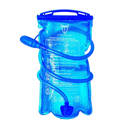 UTOBEST Bolsa de Agua para Mochilas Hidratación 1L Ciclismo Camping Senderismo Excursionismo