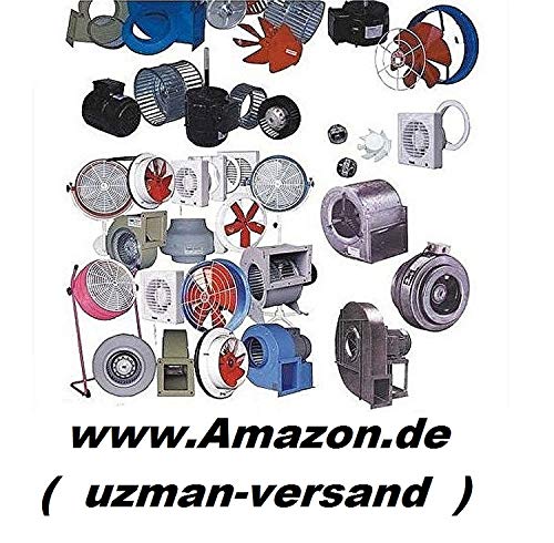 Uzman-Versand 400mm Industrial Extractor Helicoidal de pared con 500W Regulador Velocidad Ventilación Extraccion Extractor helicoidal de pared