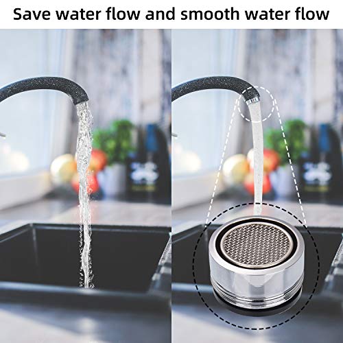 VABNEER 3 piezas Filtro grifo de accesorios de grifo Difusor Filtro grifo de ahorro de agua con junta Para cocina y baño