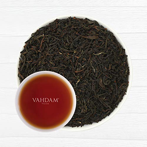 VAHDAM, Imperial Earl Grey Hojas té(200+ Copas) - 100% de aceite de bergamota natural mezclado con té negro fresco de jardín, floral y cítrico, 454 g, té fresco de Earl Grey Garden hoja suelta