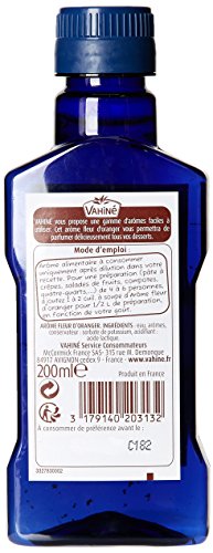 Vahine Jarab&Sirop Concntrd Agua.Azahar Vidrio 200 - [pack de 6]