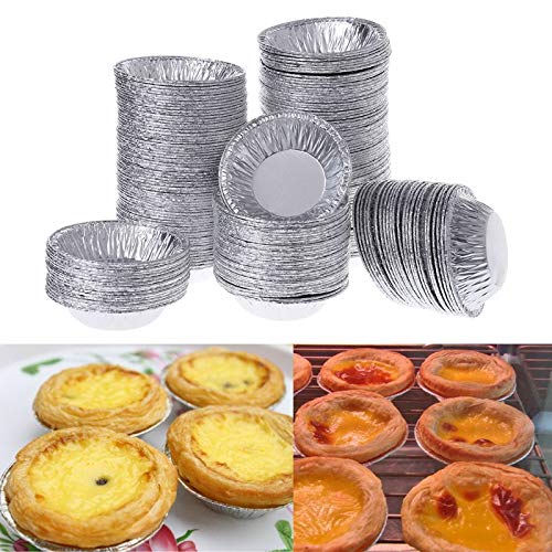 Vajilla de Aluminio Bicarbonato de huevo Tarta de Magdalena del Pan caliente de la venta 250pcs placa de molde de estaño