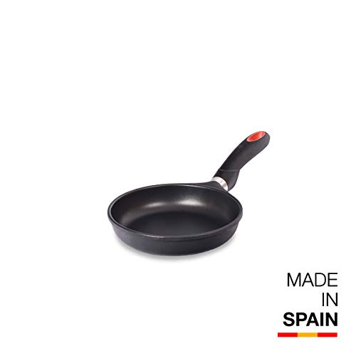 Valira | Origen No Inducción | Sartén Aluminio Fundido, Negro, ø 18cm