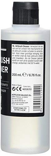 Vallejo 71.199, Limpiador Aerógrafo - 200 ml