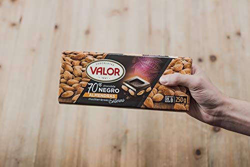 Valor Chocolate Negro Con Almendras - 250 gr