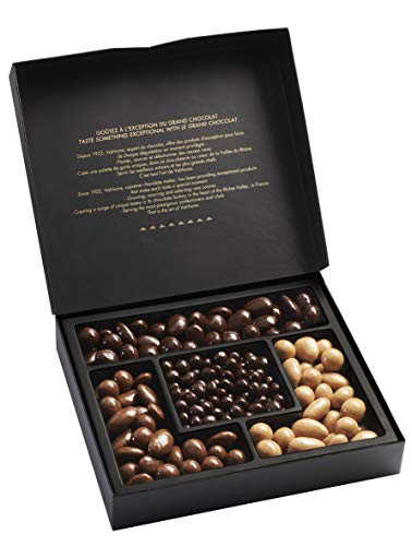 Valrhona - Amandes & Noisettes, Écorces D'Orange - Blond Dulcey Grands Crus Chocolat Noir au Lait - 500g