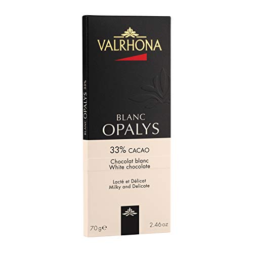 Valrhona - Tableta de chocolate blanco Opalys