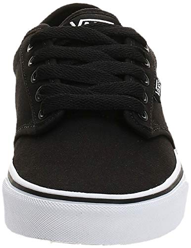 Vans Atwood, Sneaker para Hombre, Negro (Black/White Canvas 187), 44.5 EU