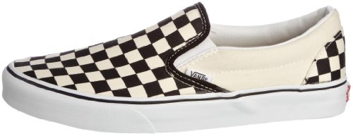 Vans Classic Slip-On, Zapatillas Unisex Adulto, Blanco (White And Black Checker/White), 39 EU