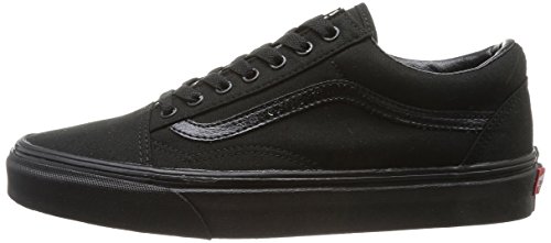 Vans Old Skool, Zapatillas de lona unisex, Negro (Black/Black Canvas), 47 EU