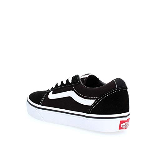 Vans Ward Suede/Canvas, Zapatillas Unisex Niños, Negro ((Suede/Canvas) Black/White Iju) 39 EU