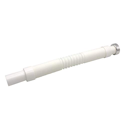 Variosan 13972 - Tubo de desagüe flexible (1 1/4" x 32 mm, sifón para lavabo, extensible de 320 a 880 mm)