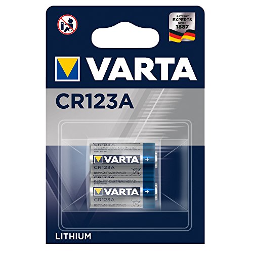 VARTA CR123A Pila de litio, 3 V, blíster de 2 unidades