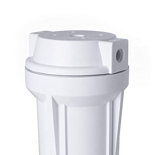 Vaso 10" blanco rosca 1/4 para equipo de osmosis inversa. Bbagua