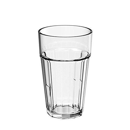 Vaso Agua-Zumo Irrompible Transparente (12 uds.)