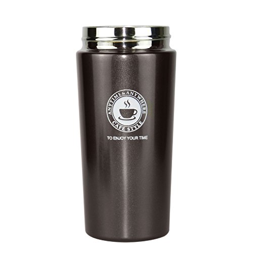 Vaso Termico Café Termo Taza Termica Viaje Botella Acero Inoxidable Agua Para Llevar Sin Bpa Thermos Frascos Inox Copa Termo Hermetico Té Cafe Caliente Taza Coche Bebida Hermetica 380ml