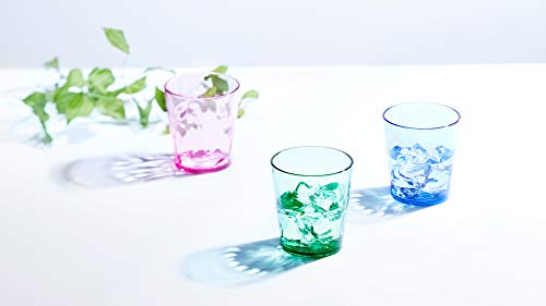 Vasos de Plástico de Colores Para Beber de 250 ml con Calidad Superior - Juego de 4 - Plástico Tritán Irrompible - Libres de BPA - 100% Fabricados en Japón (Colores Surtidos)