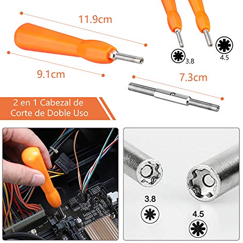 Vastar Juego de Destornilladores para Nintendo 3,8 mm y 4,5 mm - 15 en1 Hermoso Embalaje y Juego de Herramientas de Reparación para Teléfono, Consola Nintendo Switch, Nintendo DS, Wii, Consola