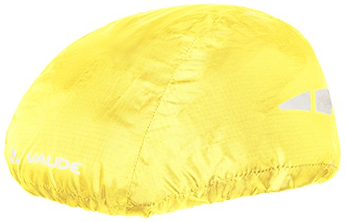 VAUDE Helmet Raincover - Funda Impermeable para Cascos de Ciclismo, Color Amarillo Neón, Talla Única