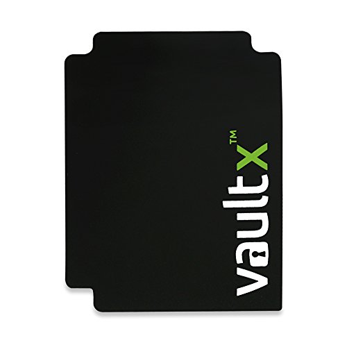 Vault X® Caja Grande de Cartas con 150 Fundas Negras - Tamaño Grande para 100+ Cartas en Fundas - Porta Tarjetas Libre de PVC para TCG (Negro)