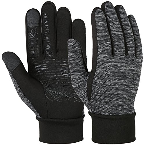 VBIGER Pantalla Táctil Antideslizante de la Silicona Deportes Guantes Calientes al Aire Libre del Otoño e Invierno,Unisex