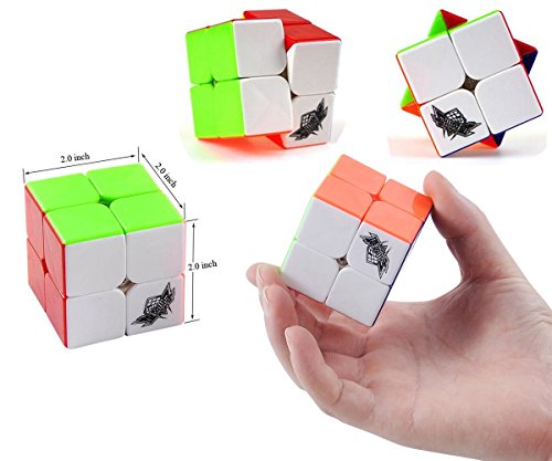Vdealen Speed Cube Set de Cyclone Boys 2x2 3x3 Cube, Cubo de Velocidad Stickerless, Rompecabezas de Torneado Fácil y Juego Suave Inteligencia para Principiante y Pro