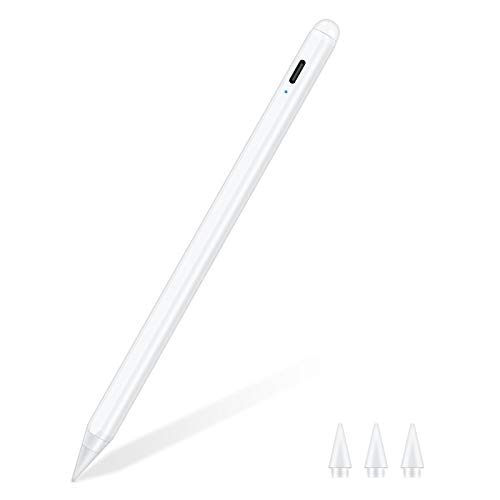 VEEAPE Stylus Pen para iPad, Palm Rejection, lápiz electrónico de Alta precisión con función de detección de inclinación para iPad 6, iPad 7, iPad Mini 5, iPad Air 3, iPad Pro, Compatible Desde 2018