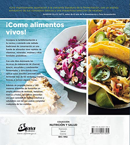 Vegetales Fermentados. Recetas creativas para fermentar 64 vegetales y hierbas: Recetas creativas para fermentar 64 vegetales y hierbas.. y hacer ... chutneys y más (Nutrición y salud)