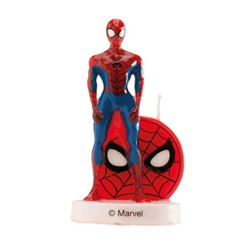 Vela 3D de Spiderman 9 cm