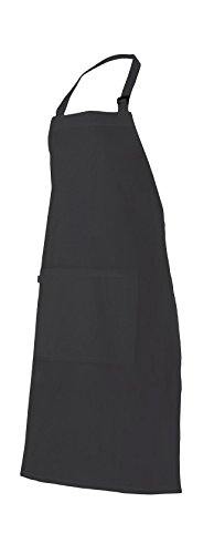 Velilla 404203/C0/TU Delantal con peto, Negro