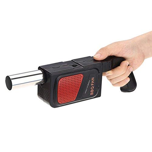 Ventilador BBQ de Mano eléctrico Ventilador de Cocina soplador de Aire Fuego Fuelle Herramienta para Acampar al Aire Libre Picnic Barbacoa