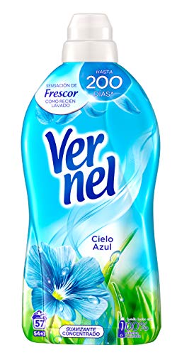 Vernel Suavizante Lavadora Concentrado Cielo Azul - 57 Lavados (1.31 L)