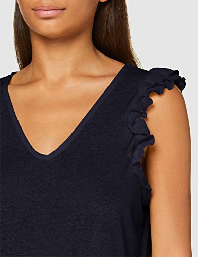 Vero Moda Vmoyella S/l Top Jrs Camiseta, Cielo Nocturno, XS para Mujer