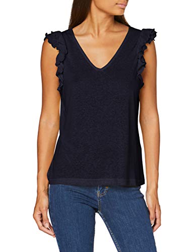 Vero Moda Vmoyella S/l Top Jrs Camiseta, Cielo Nocturno, XS para Mujer