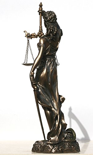 Veronese Goddess of Justice Themis Lady Justica - Figura de escultura (30 cm)