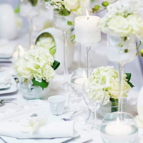 Veryhome 1piezas Hortensia Artificial Flores Hortensia de Seda Fake Hydrangea Bunch Arreglos Wedding Garden Home Party Decoración Floral (Blanco Ramo de hortensias - 1piezas)